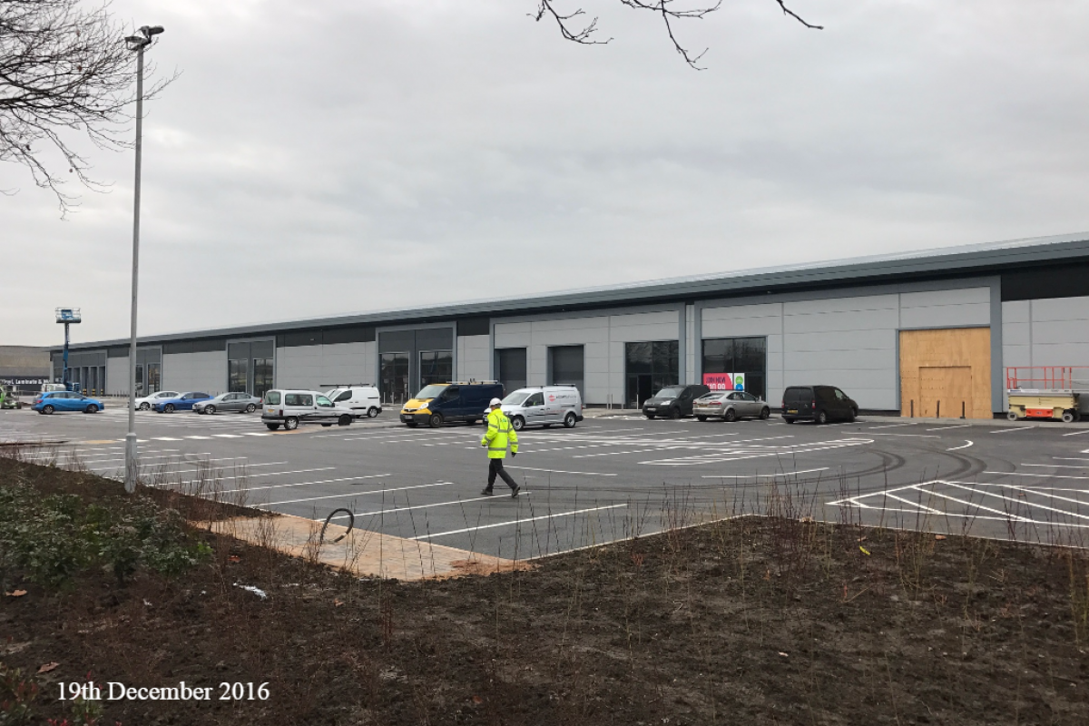 Tradeworld, Rotherham Construction Complete Litton Property Group